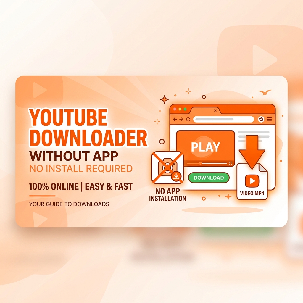 YouTube Video Downloader Without App — No Install Needed (2026)